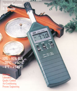 数字式温湿度计TES-1360A